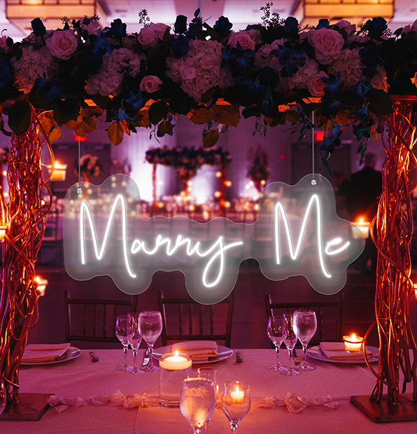 Marry Me Neon Sign