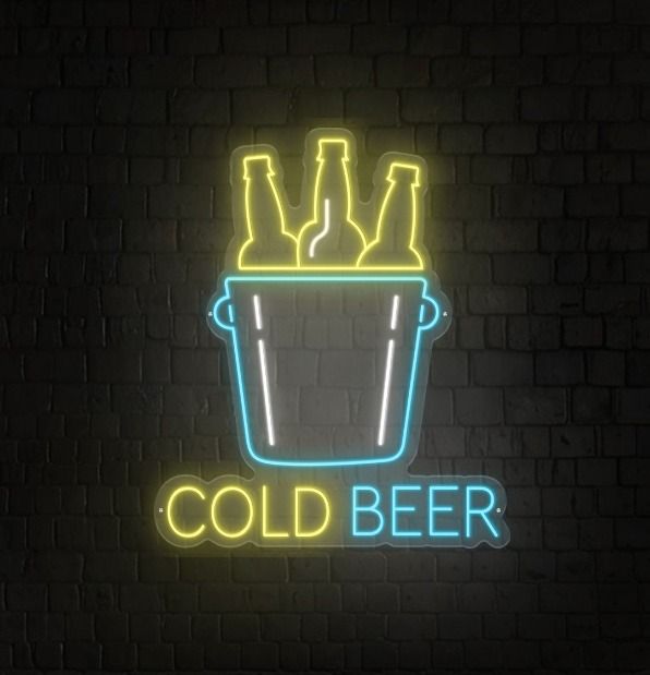 Cold Beer Neon Sign
