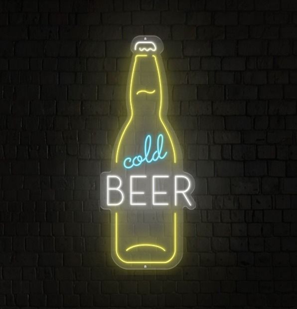 Cold Beer Neon Sign
