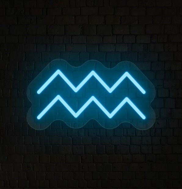 Aquarius Neon Sign