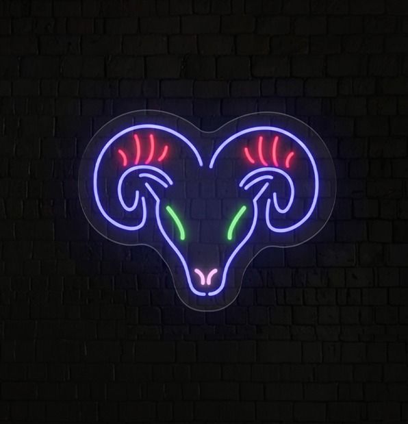 Aries Neon Sign