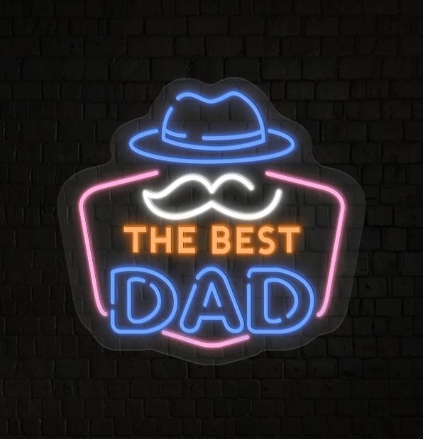 Best Dad Ever Neon Sign