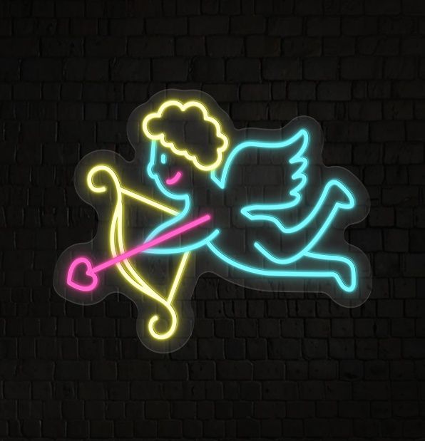 Cupid Neon Light Sign
