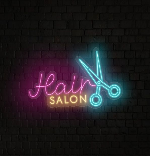 Hair Salon Neon Sign