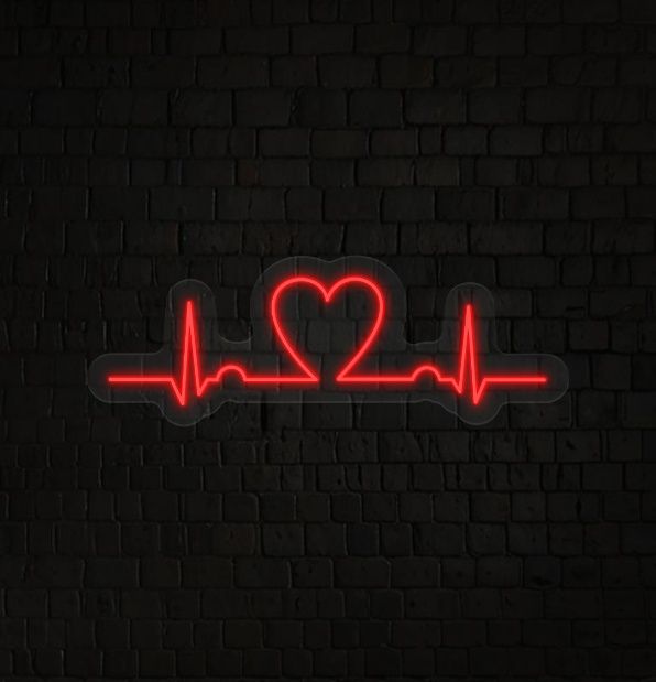 Heartbeat Neon Light LED