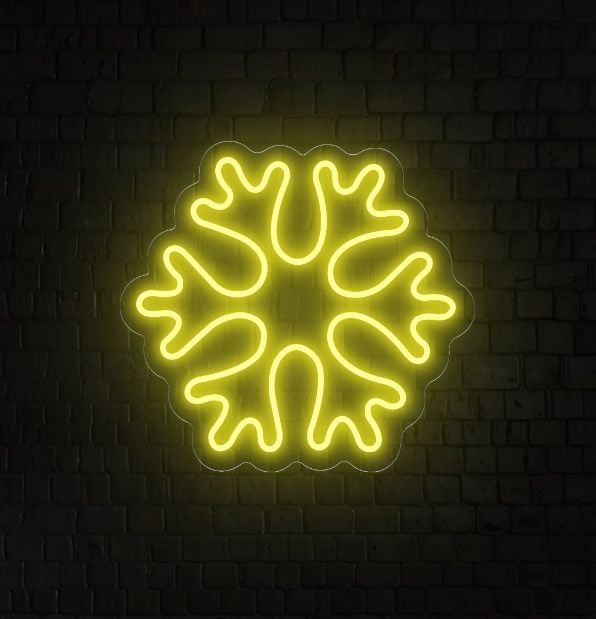 Snowflake Neon Sign