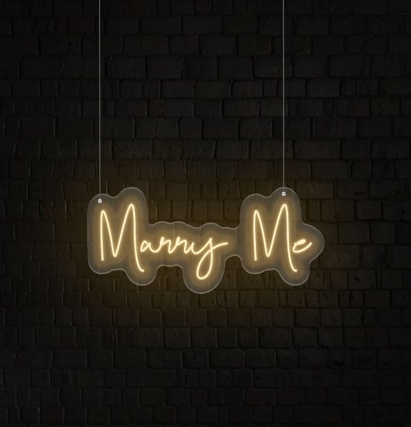 Marry Me Neon Sign