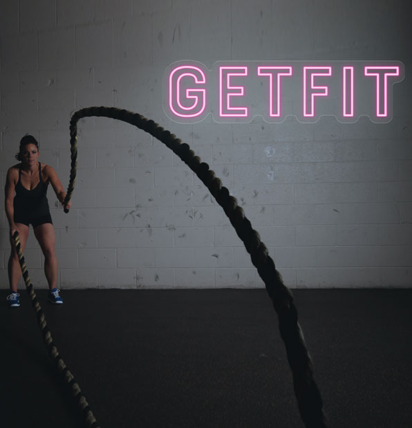 Get Fit Neon Sign