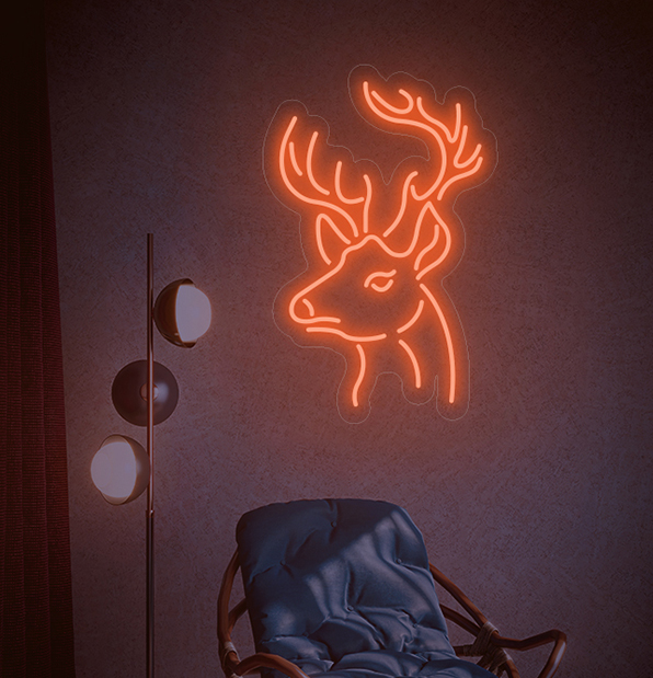 Reindeer Neon Sign