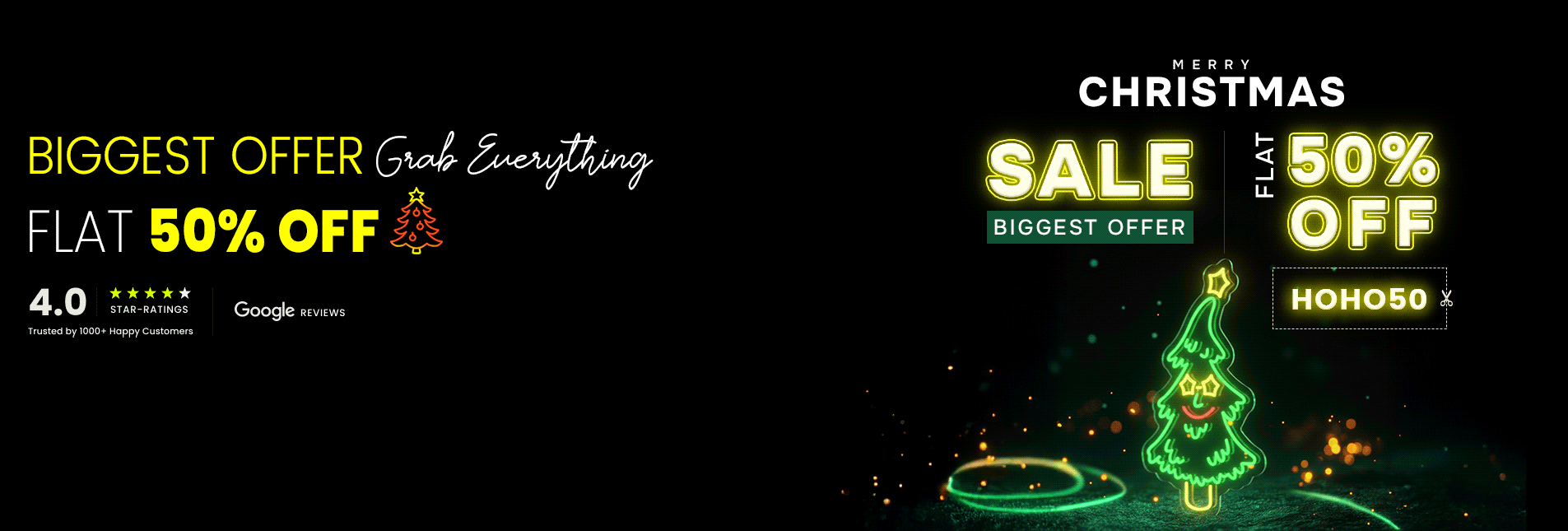 Biggest Offer - Grab Everything Flat 50% OFF