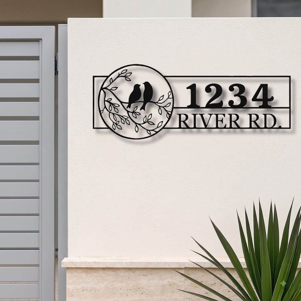 Metal Address Signs