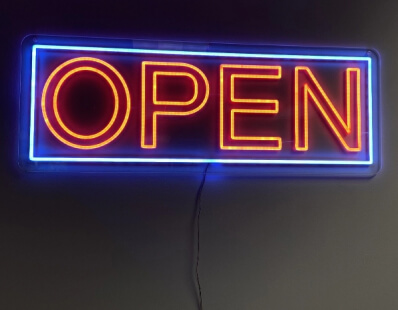 Open Signs for Business